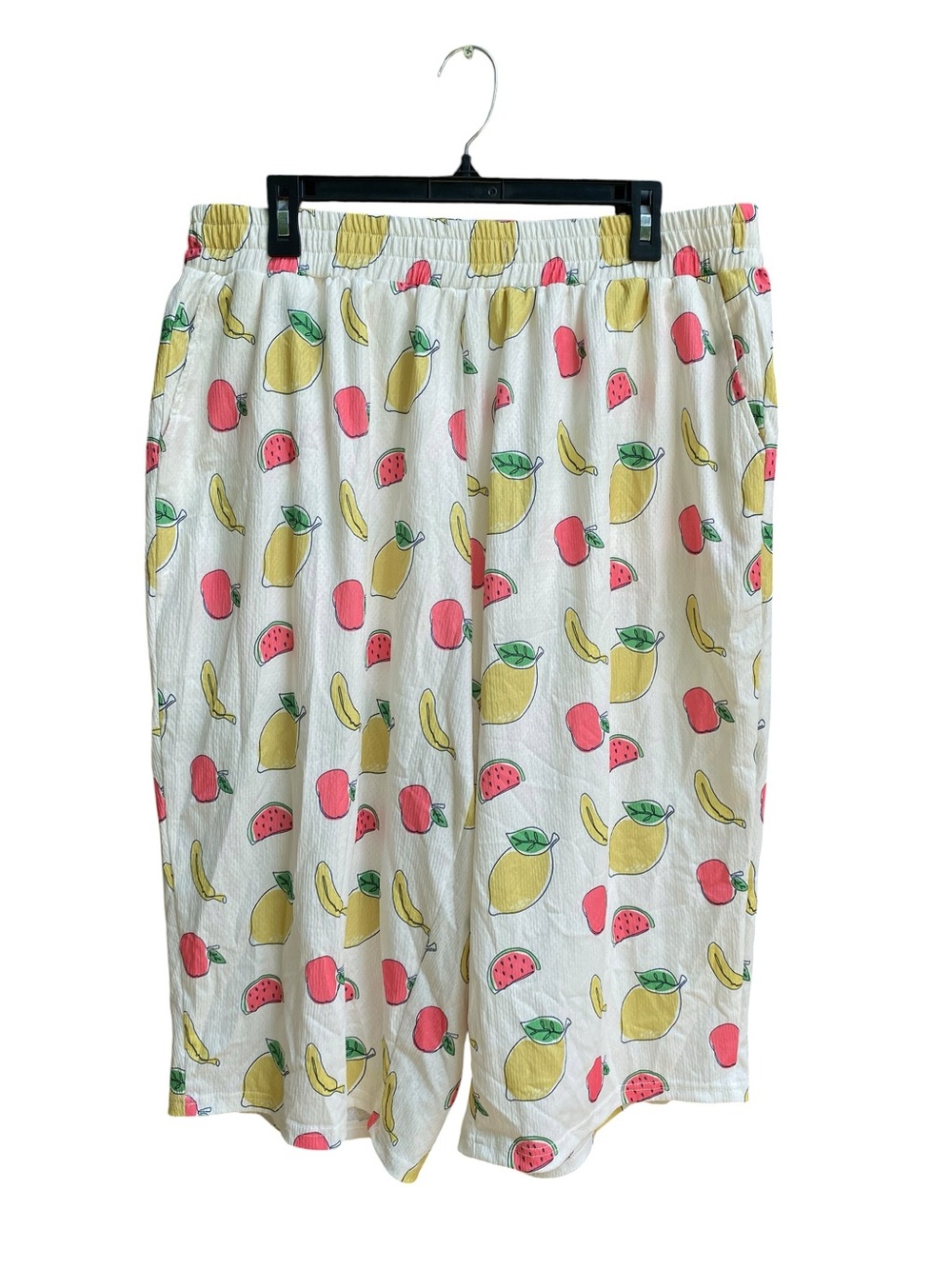 Bloomchic Fruit Print Cropped Pants Pajamas Loungewear Women’s Size 2X 18-20
